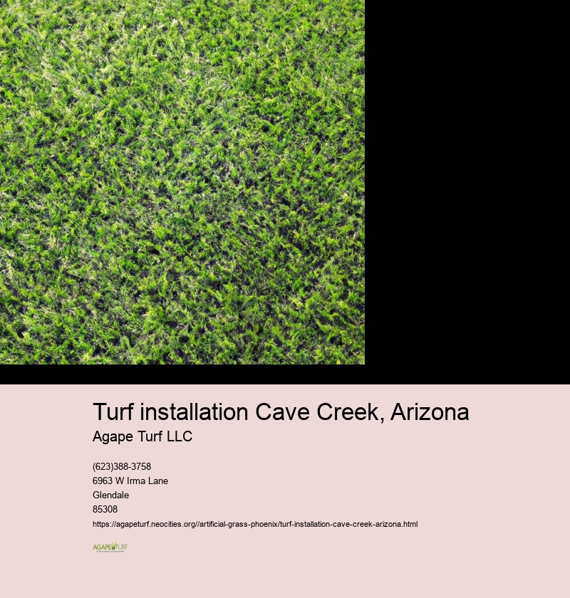 turf installation Cave Creek, Arizona